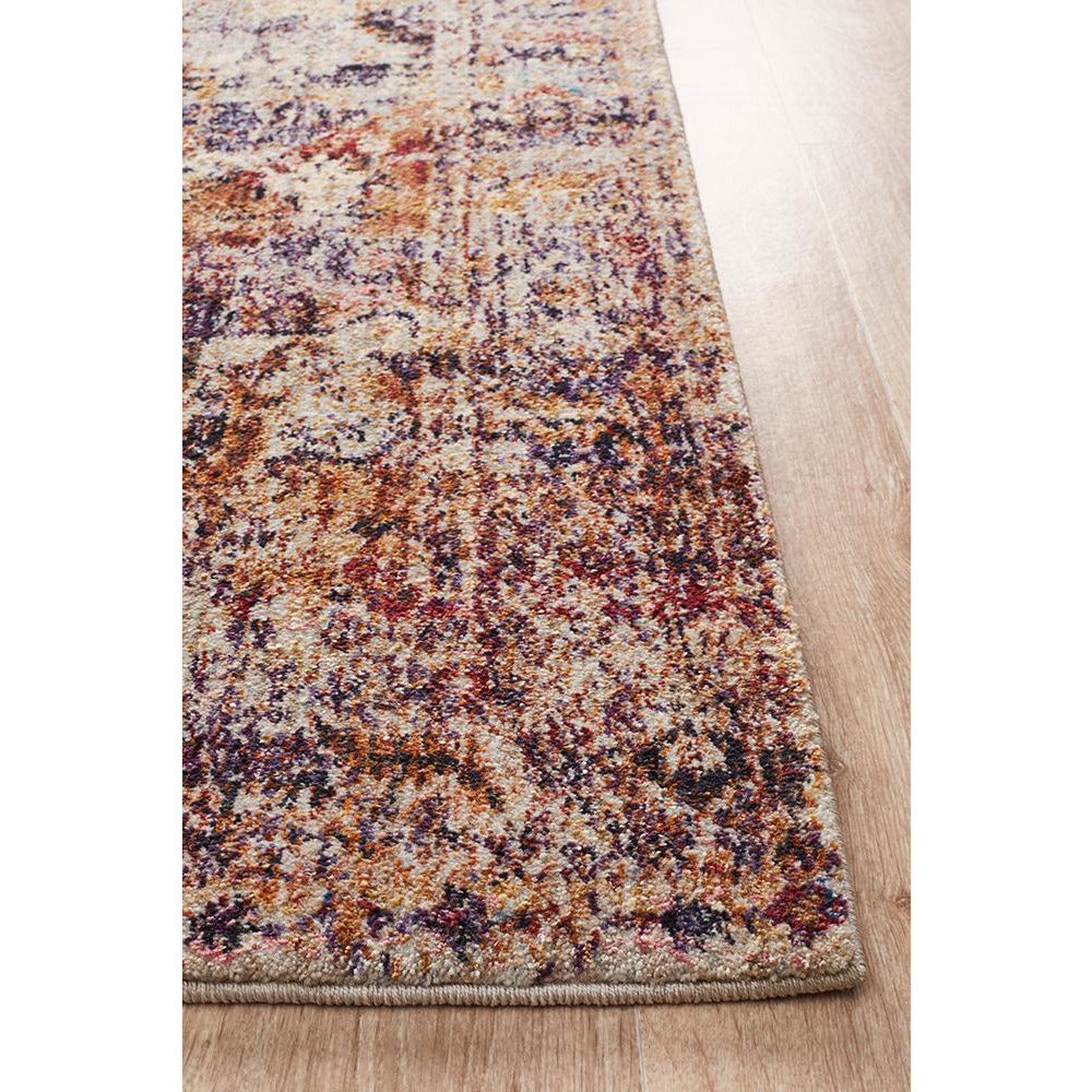 Beliz Multi Colour Wash Transitional Patterned Designer Rug - Rugs Of Beauty - 4