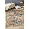 Beliz Ivory Multi Coloured Border Transitional Patterned Designer Rug - Rugs Of Beauty - 2