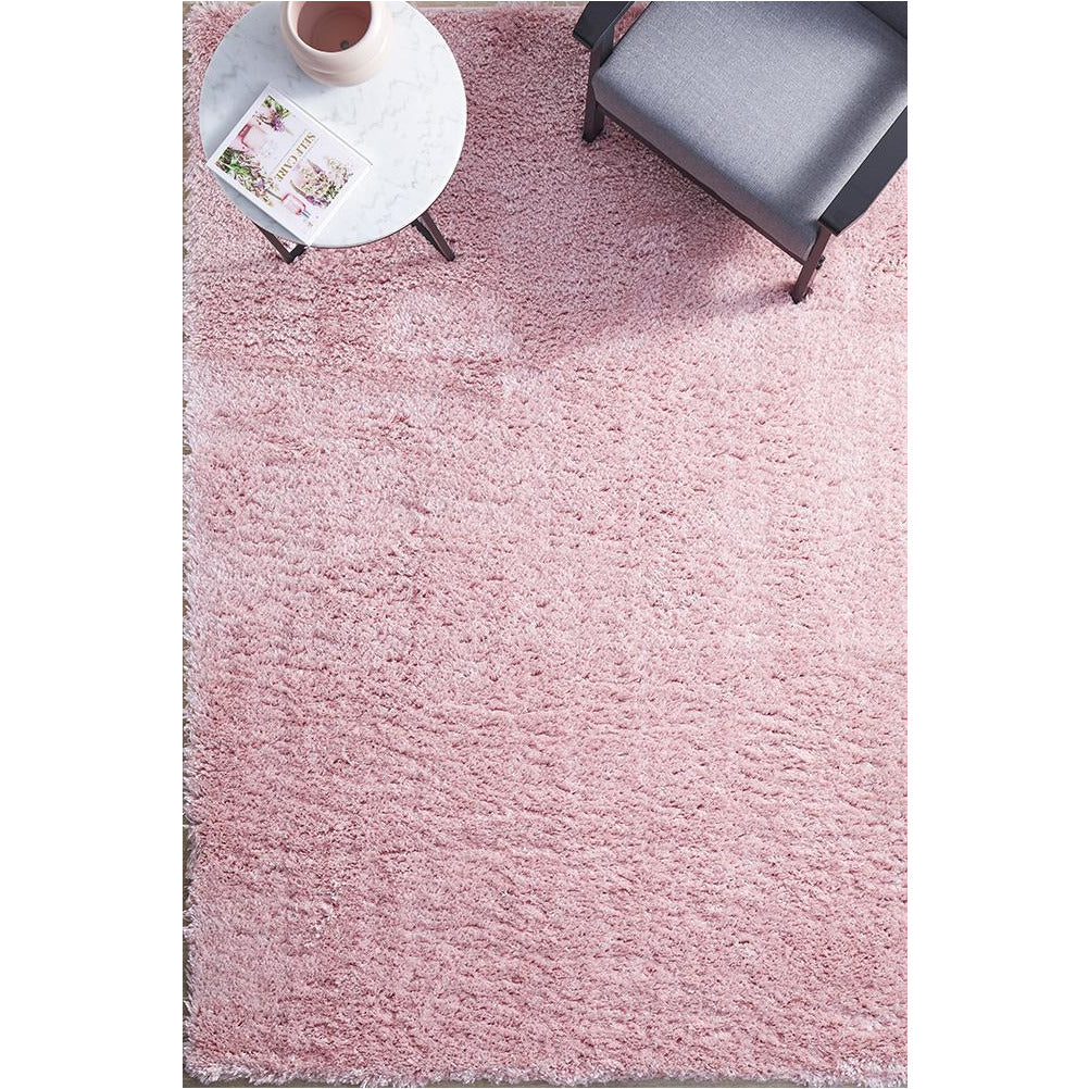 Mundi 371 Pink Shaggy Rug - Rugs Of Beauty - 2