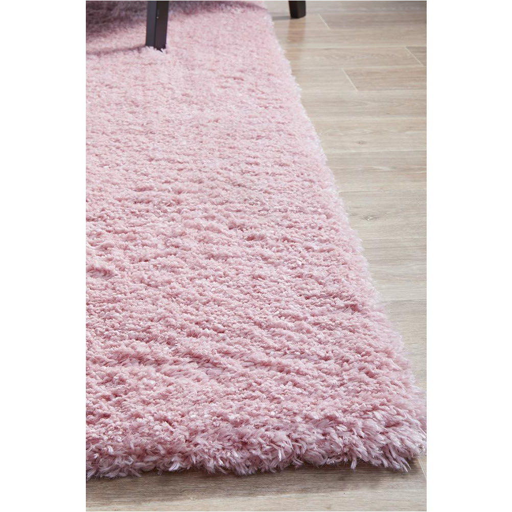 Mundi 371 Pink Shaggy Rug - Rugs Of Beauty - 4