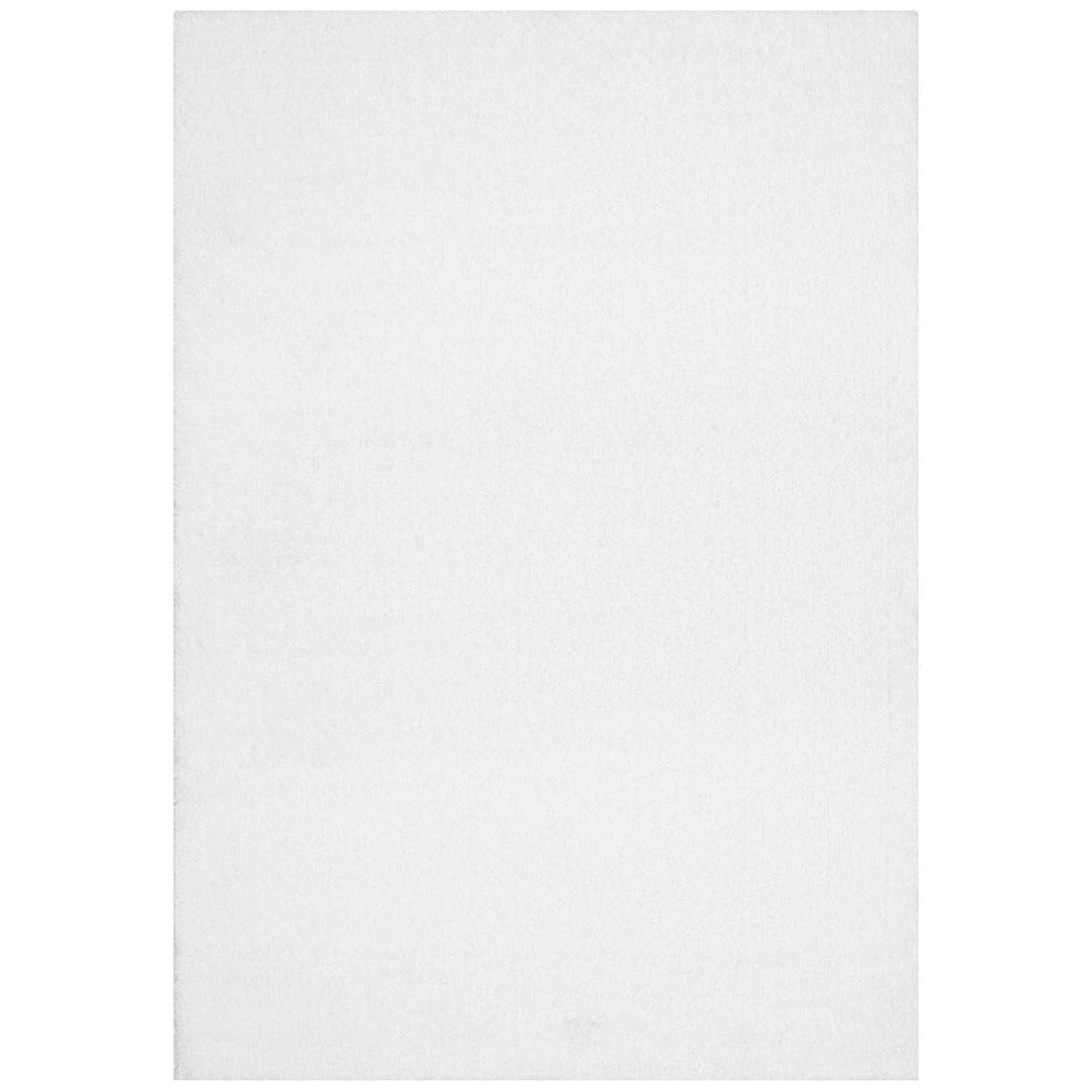 Mundi 371 White Shaggy Rug - Rugs Of Beauty - 1