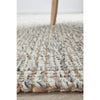 Pori 1251 Hand Loomed Scandinavian Grey Wool Jute Runner Rug - Rugs Of Beauty - 5