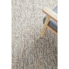 Pori 1251 Hand Loomed Scandinavian Grey Wool Jute Runner Rug - Rugs Of Beauty - 3
