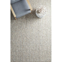 Pori 1251 Hand Loomed Scandinavian Grey Wool Jute Rug - Rugs Of Beauty - 3