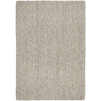 Pori 1251 Hand Loomed Scandinavian Grey Wool Jute Rug - Rugs Of Beauty - 1