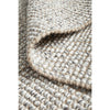 Pori 1251 Hand Loomed Scandinavian Grey Wool Jute Rug - Rugs Of Beauty - 7