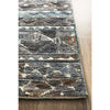 Cadiz 493 Grey Turquoise Blue Rust White Textured Modern Rug - Rugs Of Beauty - 4