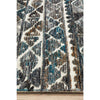 Cadiz 493 Grey Turquoise Blue Rust White Textured Modern Rug - Rugs Of Beauty - 5