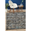 Cadiz 493 Grey Turquoise Blue Rust White Textured Modern Rug - Rugs Of Beauty - 2