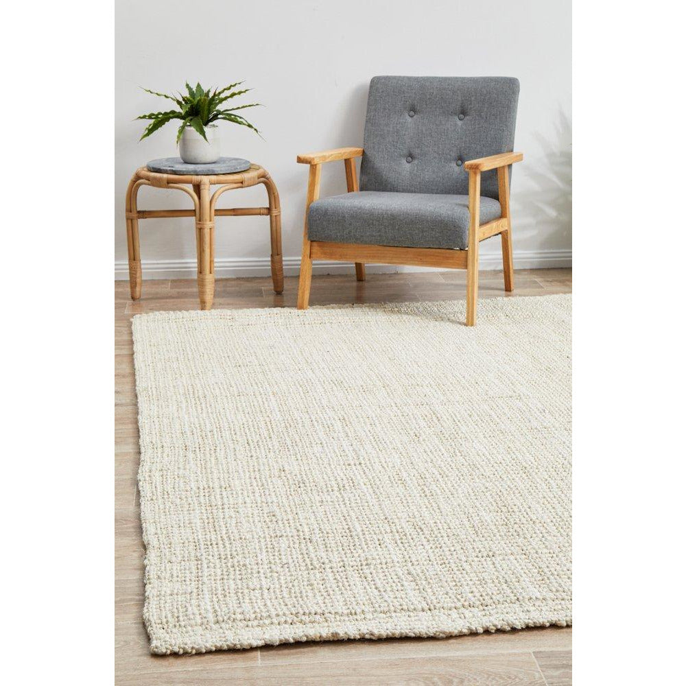 Ordu Bleach Flatweave Natural Jute Rug - Rugs Of Beauty - 2
