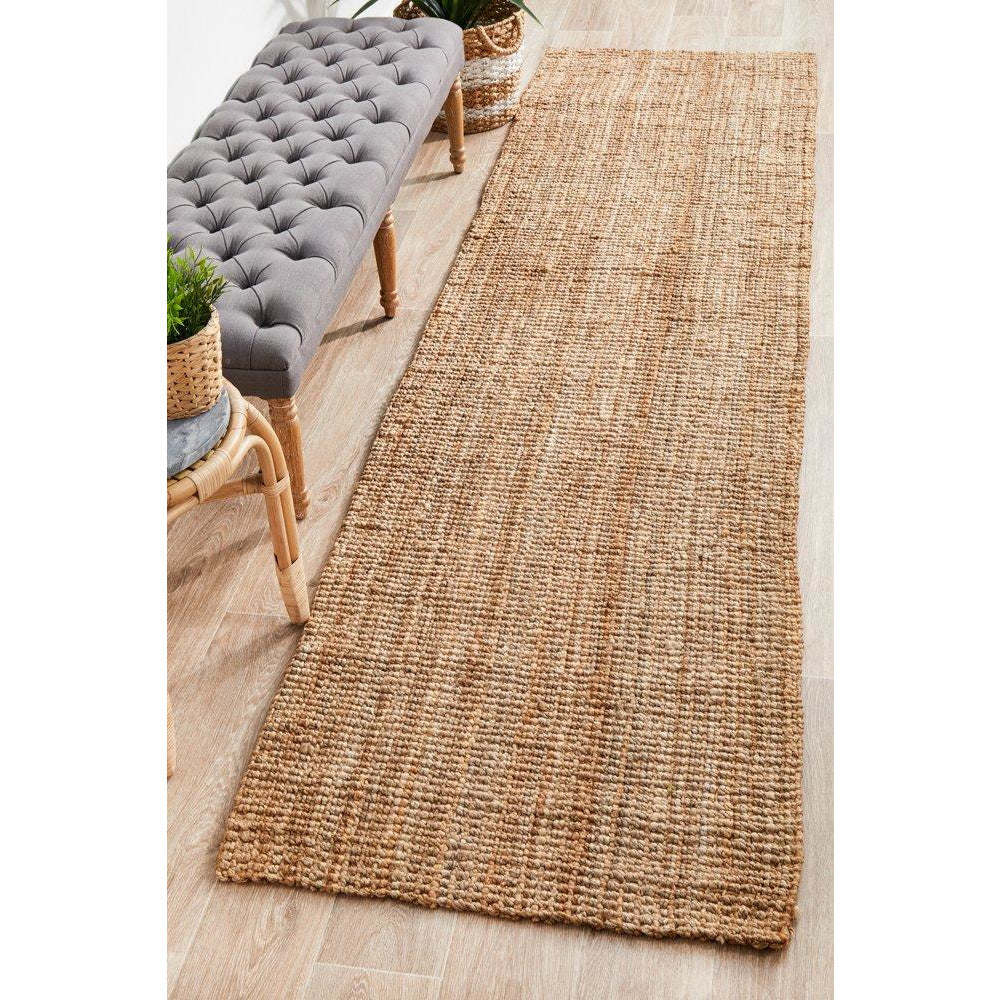 Ordu Flatweave Natural Jute Runner Rug - Rugs Of Beauty - 2