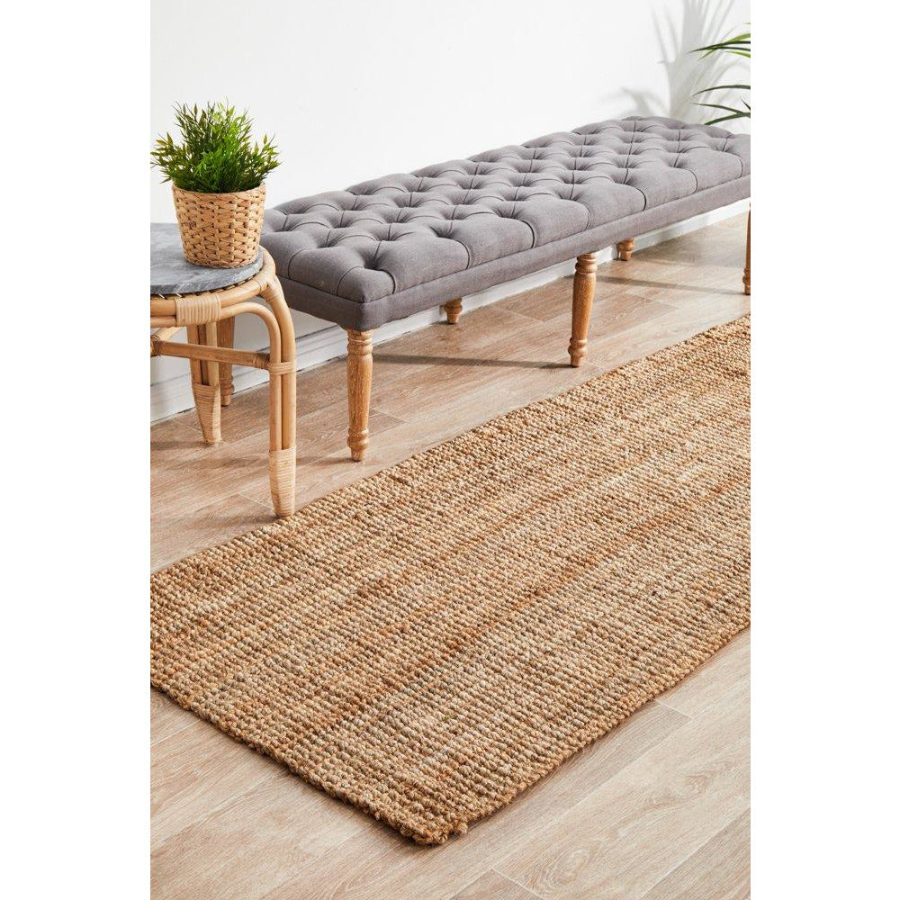 Ordu Flatweave Natural Jute Runner Rug - Rugs Of Beauty - 3