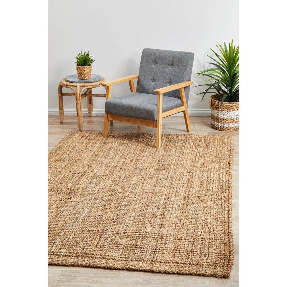 Ordu Flatweave Natural Jute Rug - Rugs Of Beauty - 4