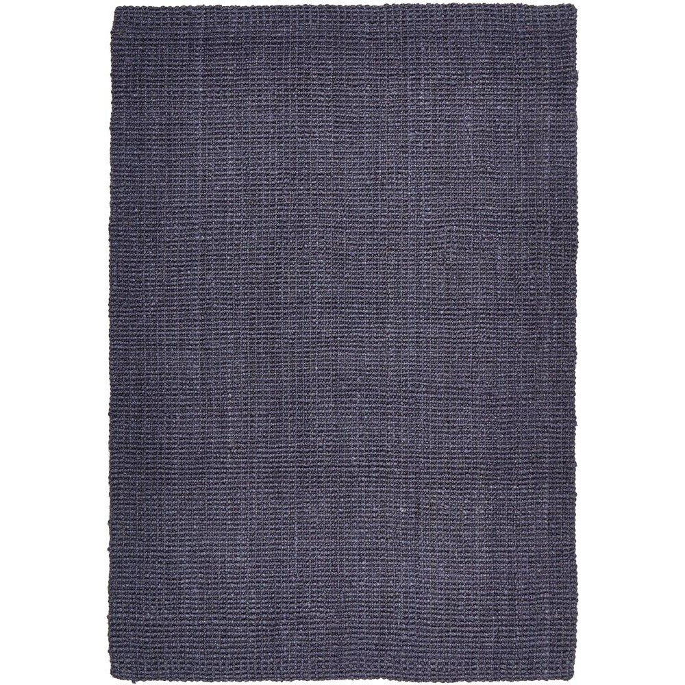Ordu Navy Blue Flatweave Natural Jute Rug - Rugs Of Beauty - 1