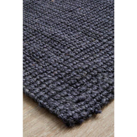 Ordu Navy Blue Flatweave Natural Jute Rug - Rugs Of Beauty - 6