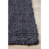 Ordu Navy Blue Flatweave Natural Jute Rug - Rugs Of Beauty - 7