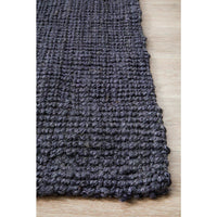 Ordu Navy Blue Flatweave Natural Jute Rug - Rugs Of Beauty - 7