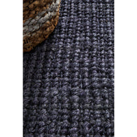 Ordu Navy Blue Flatweave Natural Jute Rug - Rugs Of Beauty - 5