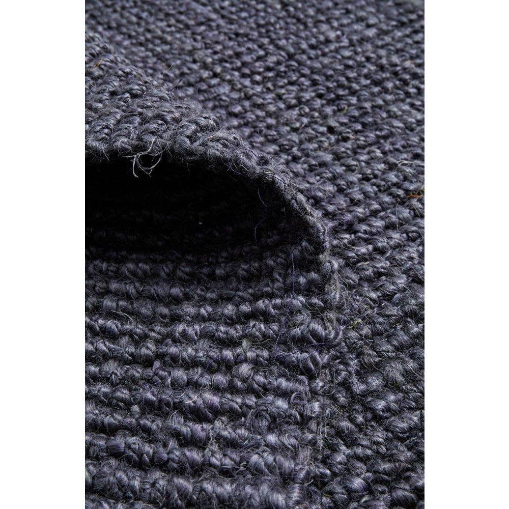 Ordu Navy Blue Flatweave Natural Jute Rug - Rugs Of Beauty - 9