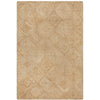 Onega Hand Woven Diamond Patterned Natural Jute Rug - Rugs Of Beauty - 1