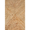 Onega Hand Woven Diamond Patterned Natural Jute Rug - Rugs Of Beauty - 6