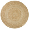 Onega Hand Woven Natural Jute Round Rug - Rugs Of Beauty - 1