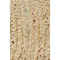 Onega Hand Woven Natural Jute Polyester Bleached Round Rug - Rugs Of Beauty - 5