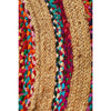 Onega Hand Woven Multi Colour Natural Jute Cotton Round Rug - Rugs Of Beauty - 5