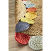 Onega Hand Woven Multi Coloured / Natural Jute Round Rug - Rugs Of Beauty - 6