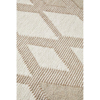Cleveland 1507 Natural Diamond Patterned Wool Cotton Rug - Rugs Of Beauty - 4