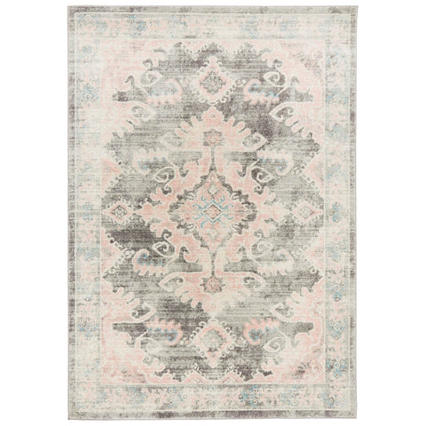 Vedi 2671 Grey Rose Transitional Rug - Rugs Of Beauty - 1