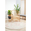 Vedi 2672 Rose Beige Transitional Round Rug - Rugs Of Beauty - 3