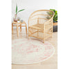 Vedi 2672 Rose Beige Transitional Round Rug - Rugs Of Beauty - 4
