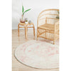 Vedi 2672 Rose Beige Transitional Round Rug - Rugs Of Beauty - 2