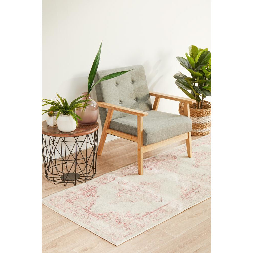 Vedi 2672 Rose Beige Transitional Runner Rug - Rugs Of Beauty - 3