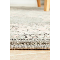 Vedi 2673 Grey Rose Transitional Round Rug - Rugs Of Beauty - 6