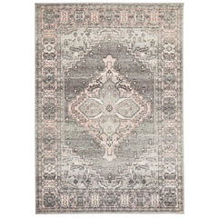Vedi 2673 Grey Rose Transitional Rug - Rugs Of Beauty - 1