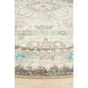 Vedi 2674 Silver Grey Rose Multi Coloured Transitional Round Rug - Rugs Of Beauty - 5
