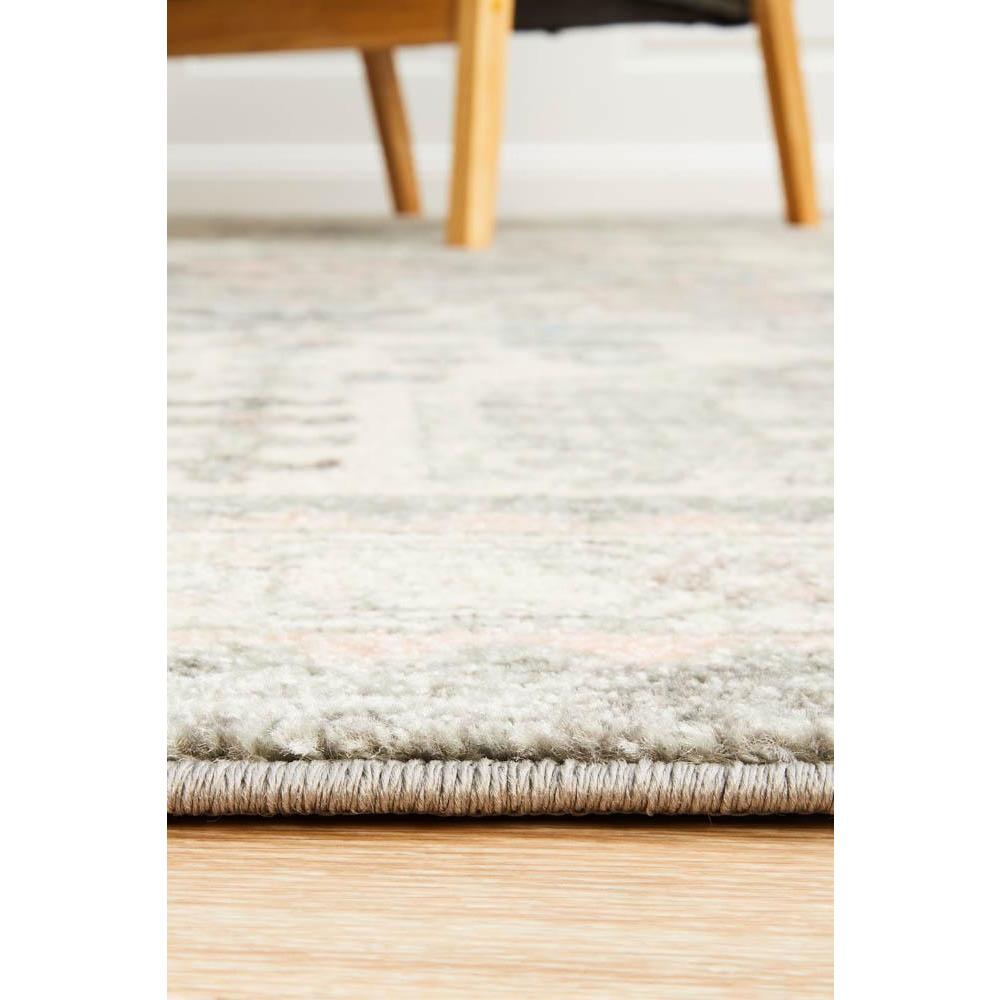 Vedi 2674 Silver Grey Rose Multi Coloured Transitional Rug - Rugs Of Beauty - 6
