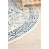Vedi 2675 Rose Blue Beige Transitional Round Rug - Rugs Of Beauty - 6