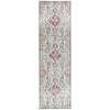 Vedi 2675 Rose Blue Beige Transitional Runner Rug - Rugs Of Beauty - 1