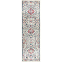 Vedi 2675 Rose Blue Beige Transitional Runner Rug - Rugs Of Beauty - 1