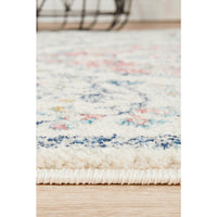 Vedi 2675 Rose Blue Beige Transitional Runner Rug - Rugs Of Beauty - 7