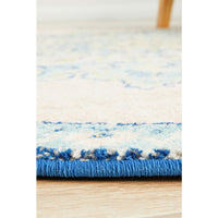 Vedi 2676 Pastel Rose Blue Multi Colour Transitional Round Rug - Rugs Of Beauty - 7