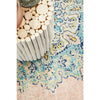 Vedi 2676 Pastel Rose Blue Multi Colour Transitional Round Rug - Rugs Of Beauty - 8