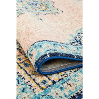 Vedi 2676 Pastel Rose Blue Multi Colour Transitional Rug - Rugs Of Beauty - 9