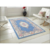 Handwoven French Abussan Wool Rug - Avolon - Blue - Rugs Of Beauty - 8