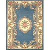 Handwoven French Abussan Wool Rug - Avolon - Blue - Rugs Of Beauty - 11