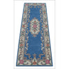 Handwoven French Abussan Wool Rug - Avolon - Blue - Rugs Of Beauty - 5