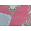Handwoven French Abussan Traditional Wool Rug - Avolon - Pink - Rugs Of Beauty - 4